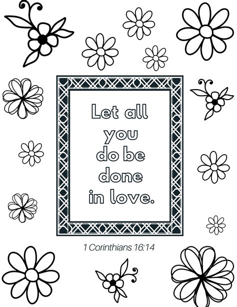 Bible Verse Coloring Page 1 1