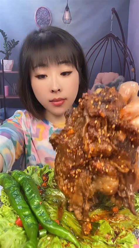 Asmr Tv Eating Yummy Spicy Mukbang Pig Thighs Pig Meat Pig Fat Belly