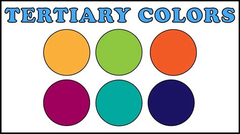 What Are Tertiary Colors The Basics Of Color Mixing Episode 6 Youtube