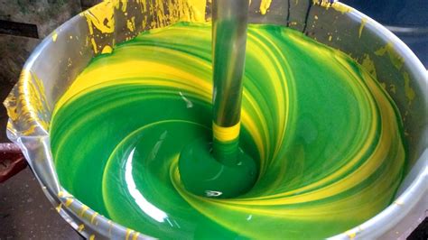 Mixing Green Ink Youtube