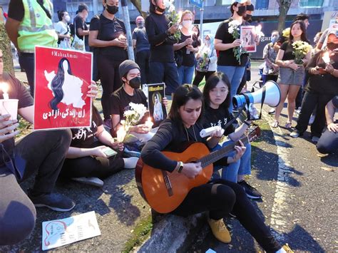 Mahsa Aminis Candlelight Vigil Cops Haul In Activists Malaysia
