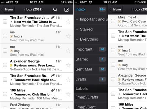 First Look Official Gmail App For Ios Wired