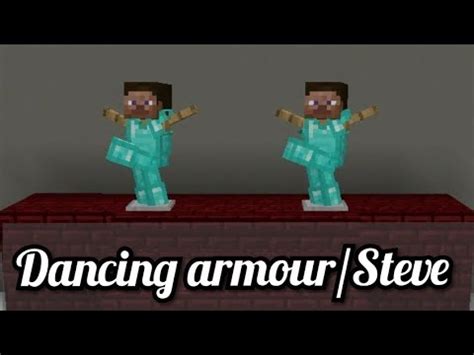 In this video it shows you how to build two armor stands in minecraft using redstonemy vlog channel : MINECRAFT - how to make a dancing armour stand. - YouTube