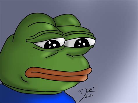 Pepe The Frog Sad Memefree