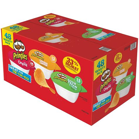 Pringles Bulk Single Serve Packs 48 Count