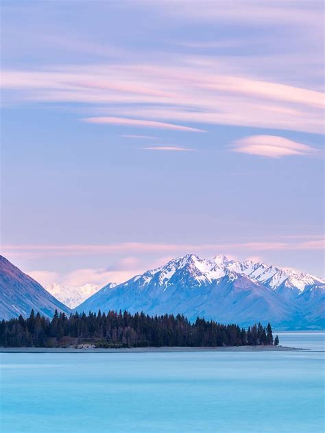 Cloudy Mountains In Lake Tekapo New Zealand 1620x2160 Hd Phone