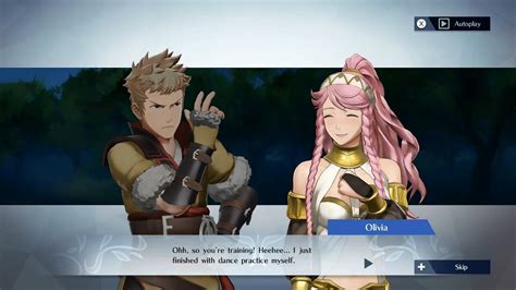 Fire Emblem Warriors Owain And Olivia Support Conversation Youtube