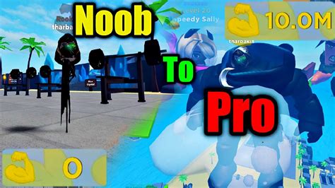 Muscle Legends Noob To Pro Youtube