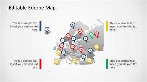 Europe Map Template For Powerpoint Slidemodel