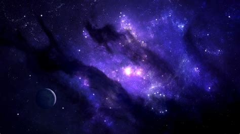 Papel De Parede Arte Digital Espaço Planeta Estrelas Galáxia
