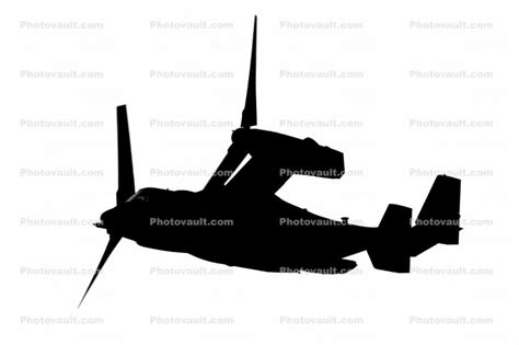 Mv 22 Osprey In Flight Silhouette Shape Logo Images Photography