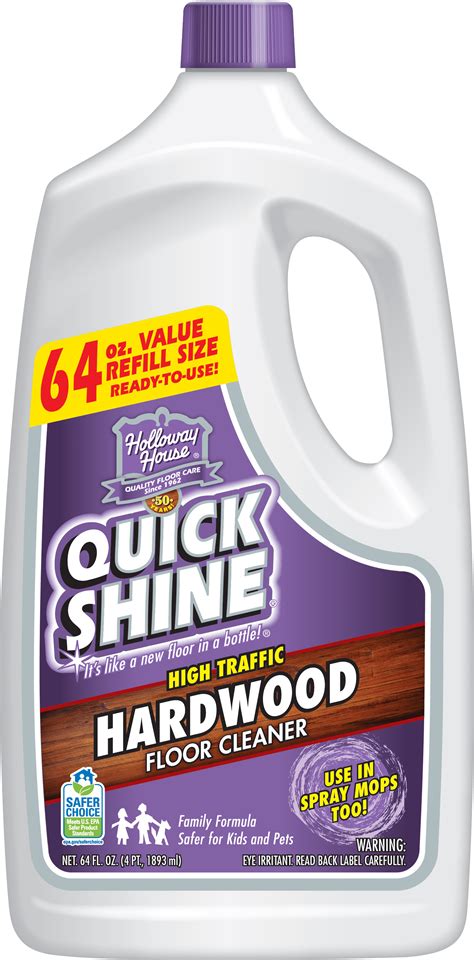 Quick Shine High Traffic Hardwood Floor Cleaner 64 Oz