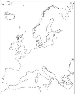 Jun 24, 2021 · canada. Europe outline maps, fab idea for colouring and understanding the world | geografi | Pinterest ...