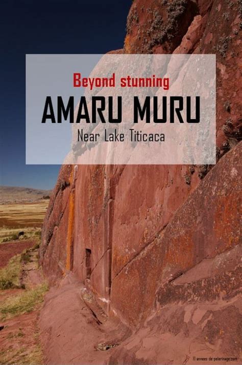 Amaru Muru Is An Ancient Site On The Shores Of Lake Titicaca In Peru