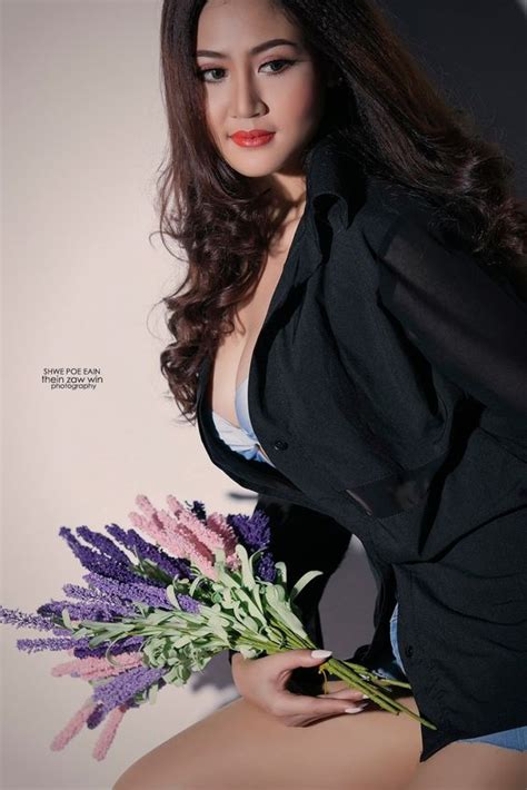 Cute Actress Shwe Poe Eain Model Media