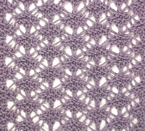 Reversible Lace Knitting Pattern