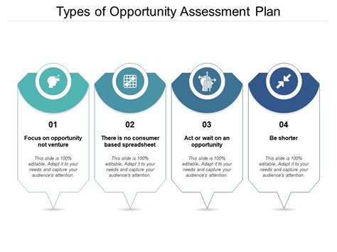 Types Of Opportunity Assessment Plan Presentation Graphics