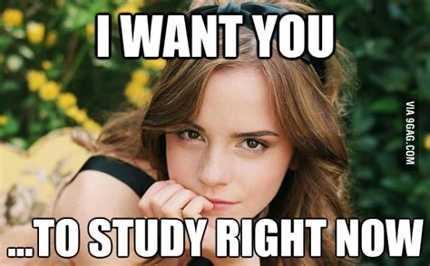 Go Study For Finals Emma Watson 9gag