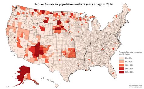 The Youngest Counties In America Vivid Maps
