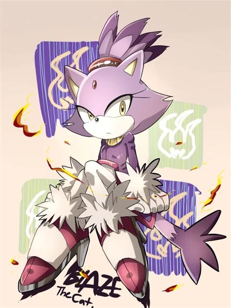 Blaze The Cat Sonic Anime