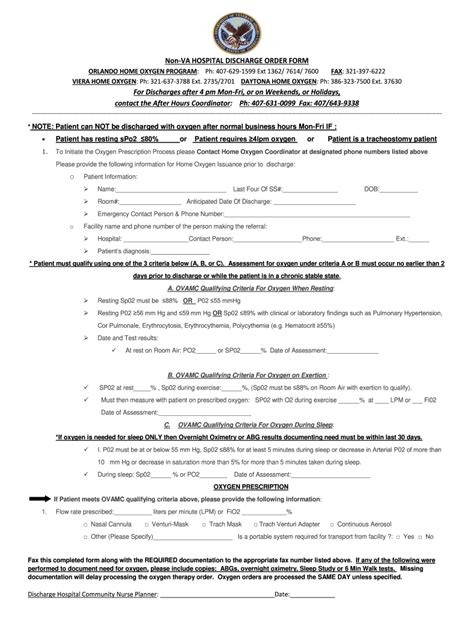 Va Hospital Discharge Papers Fill Out Sign Online Dochub