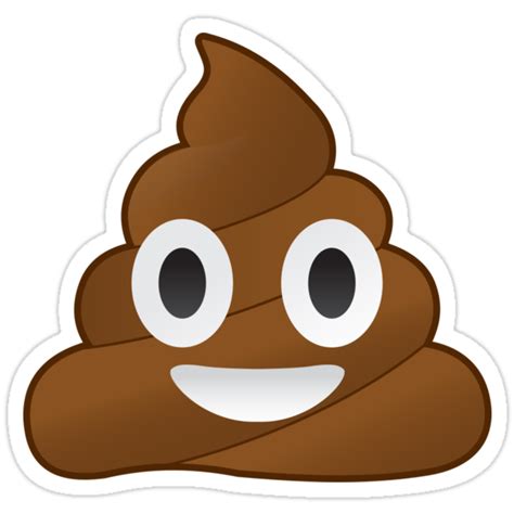 Pile Of Poo Emoji Stickers By Funkingonuts Redbubble
