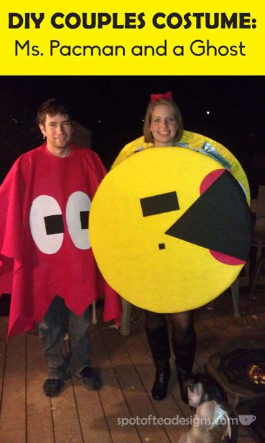 Diy kids pac man halloween costume the effortless chic DIY Pac-Man Couples Halloween Costume {Guest Post} | Spot of Tea Designs