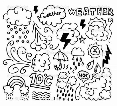 Weather Drawing Grunge Coloring Pages Hand Preschool