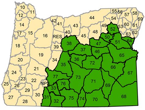 27 Oregon Map Hunting Units Maps Online For You