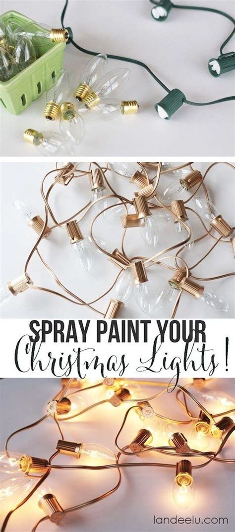 24 Customize Your Christmas Lights With Spray Paint 29 Cool Spray