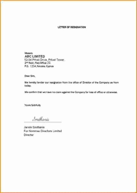 Letter Of Resignation Due To Covid 19 Retelq