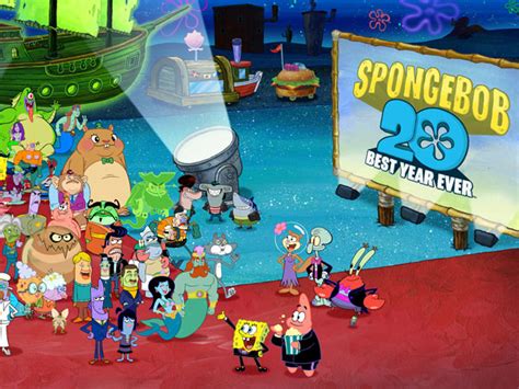 Nickelodeon Celebrates 20th Anniversary Of The Show Spongebob