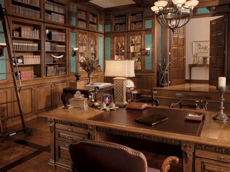 Guided by the hindu architecture principles of vastu shastra, this modern dwelling expresses a balance between traditional beliefs and. European Traditional Home Office | Rustic home offices ...