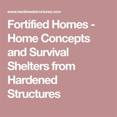 Fortified Homes Home Concepts And Survival Shelters From Hardened