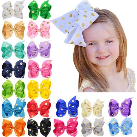 Naturalwell Newest 7 Large Bowknot Hairpins Hot Girl Barrette