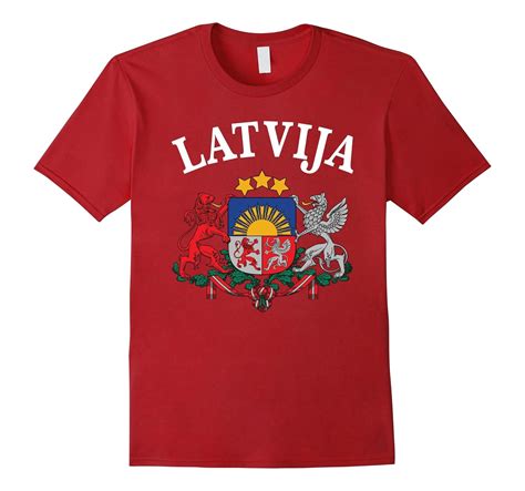 Latvia Latvija Latvian Flag Coat Of Arms T Shirt Art Artvinatee