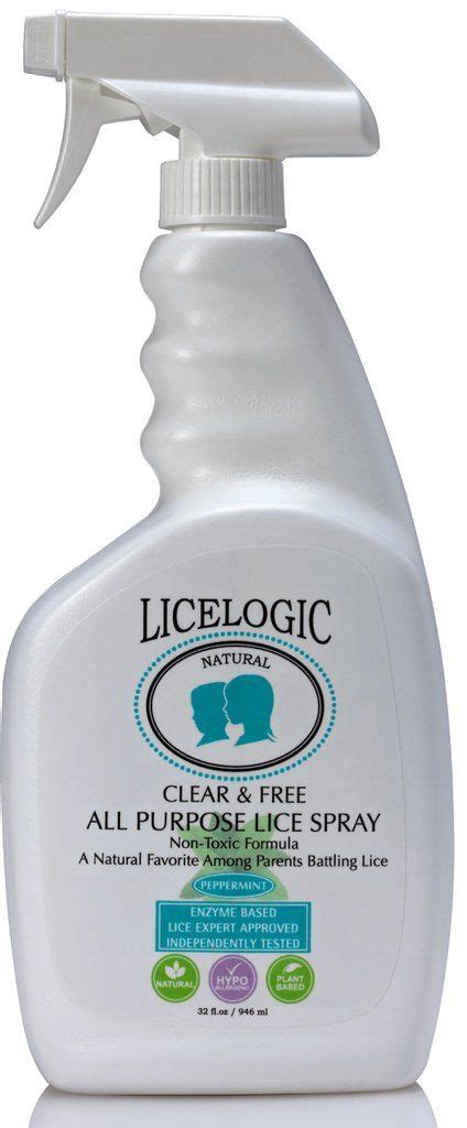 It is not intended as a substitute for professional advice of any kind. LiceLogic Clear & Free All Purpose Lice Spray - Peppermint ...