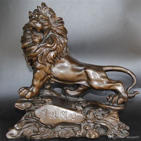 Free shipping on orders of 35 or same day pick up in store. 2019 Art Deco Sculpture Arican Male Bronze Lion Statue ...