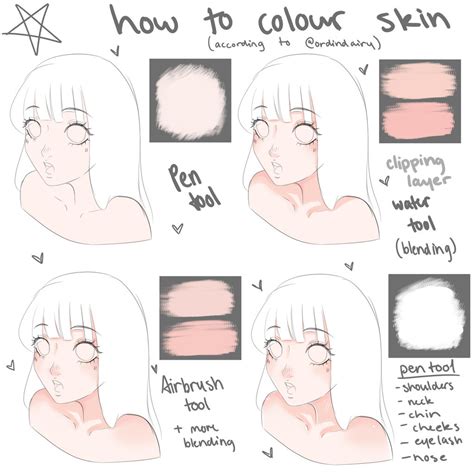 Skin Colouring Tutorial By Ordindairy On Deviantart