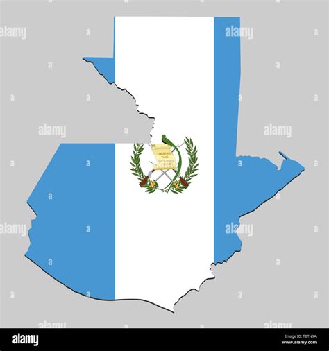 Mapa De Guatemala Con Bandera Imágenes Vectoriales De Stock Página 2