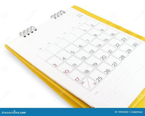 Desk Calendar With Days And Dates In July 2016 And Blank Lines For