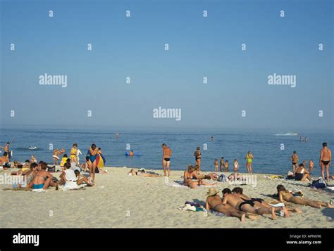 Beach At Odessa On The Black Sea Coast Of Ukraine Stock Photo Alamy