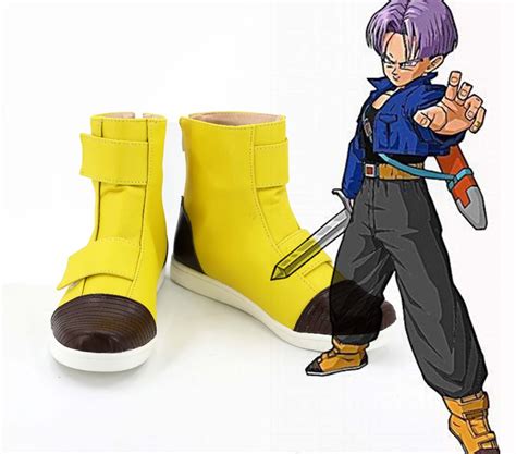 Dragon Ball Trunks Cosplay Boots Leather Shoes Halloween Cosplay Costu