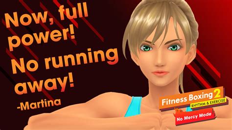 Fitness Boxing 2 Rhythm And Exercise No Mercy Intensity Martina Para