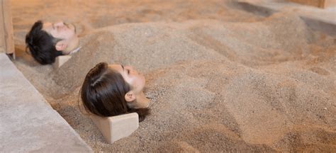 Sand Bath｜michelin 3 Star Hyotan Onsen