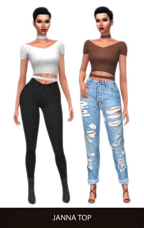 Frostsims4 Janna Top Tumblr 12 Swatches Emily Cc Finds