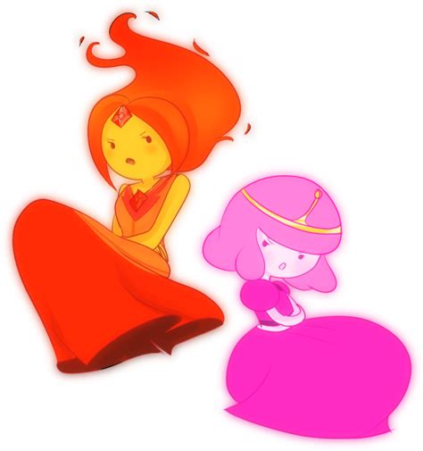 Finn The Human Adventure Time Flame Princess And Bubblegum Clipart