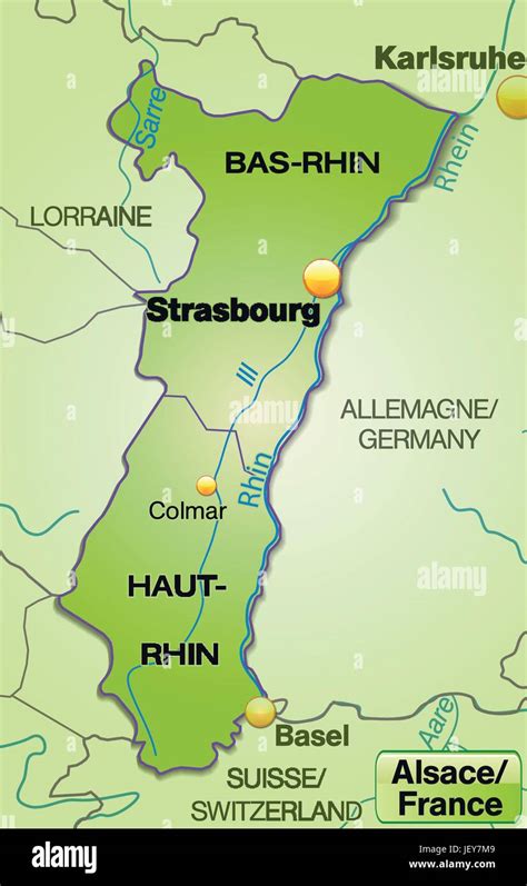 Map Of Alsace Hi Res Stock Photography And Images Alamy
