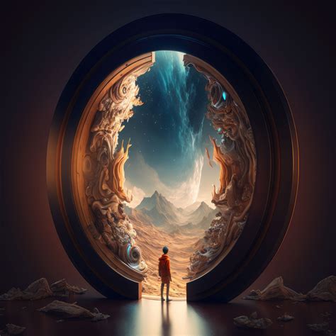 Portal to another dimension (AI art) by 3D1viner on DeviantArt