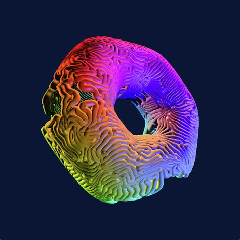 Rainbow Donut 001 Digital Art By Harry Nicholas